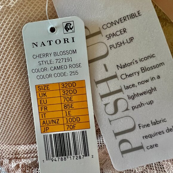 NATORI Women's Push-Up Bra NWT Size 32DD - Picture 3 of 9